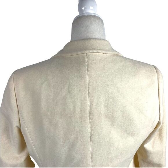 New Emporio Armani Single-breasted Fitted High/low Peplum Blazer Size 12 - Picture 8 of 15